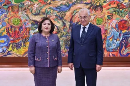Sahibə Qafarova Akmal Saidovla görüşdü