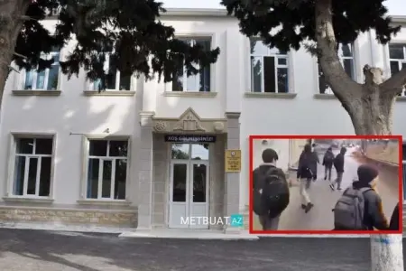 Bakıda məktəbdə kütləvi dava: "Şagird bıçaq gəzdirir" - VİDEO