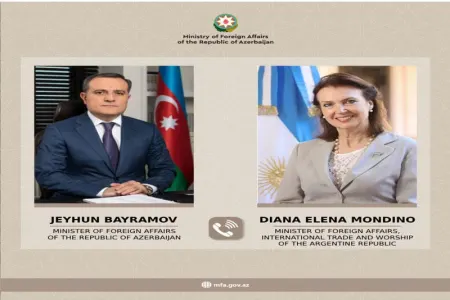 Azərbaycan və Argentina XİN rəhbərləri telefonla danışıb