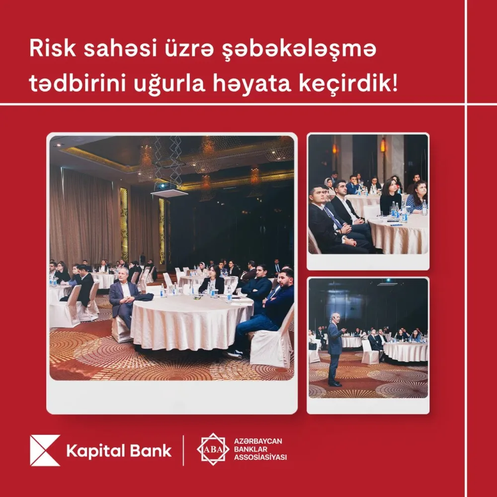“Risk sahəsi üzrə şəbəkələşmə” tədbiri həyata keçirildi