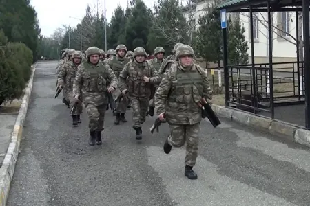 Orduda yeni tədris dövrünün məşğələləri
