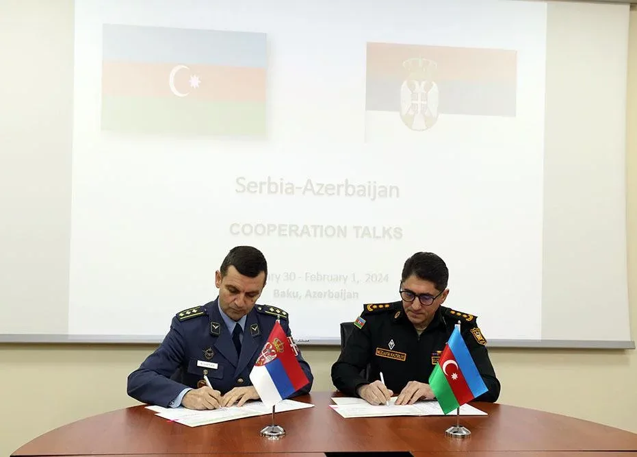 Azərbaycan və Serbiya arasında hərbi əməkdaşlıq