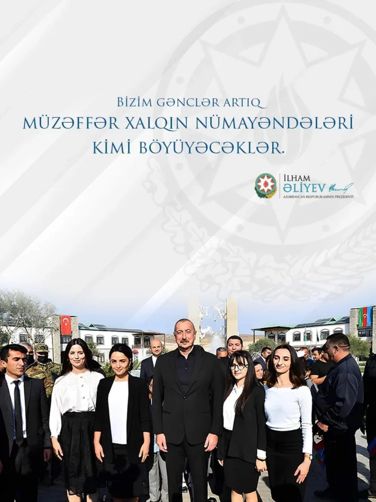 Prezident Gənclər Günü ilə bağlı paylaşım edib