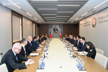 Çexiya Deputatlar Palatasının sədrini qəbul edib