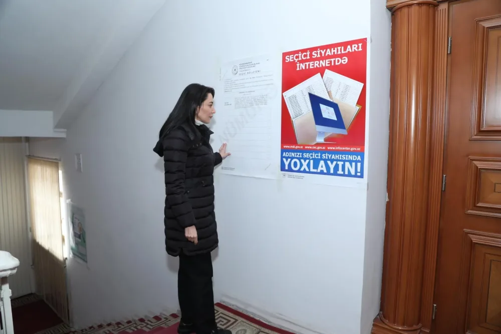 Ombudsman Xankəndi, Şuşa və Laçındakı seçki məntəqələrində - FOTO