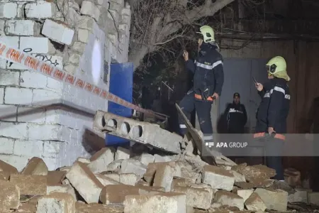 Bakıda qazanxana partladı - FOTO