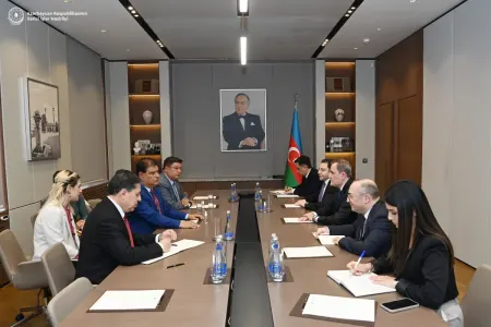 Ceyhun Bayramov Braziliya Federal Senatının nümayəndə heyəti ilə görüşüb