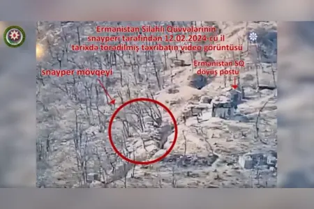 Ermənistan Azərbaycan Ordusunun mövqelərini atəşə tutdu