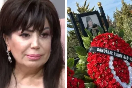 Gülbahar Şükürlünün məzarından görüntülər - FOTO