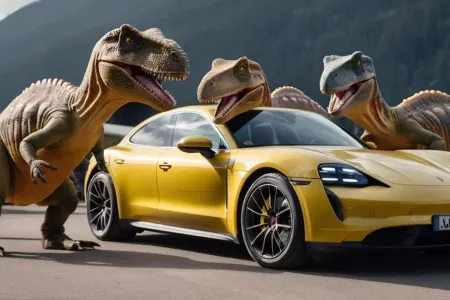 "Porsche Taycan" avtomobil nəhənglərini narahat edir