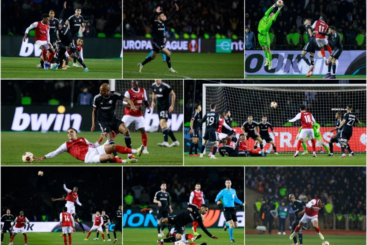 "Qarabağ"ın tarixi uğura imza atdığı oyundan - ÖZƏL FOTOLAR