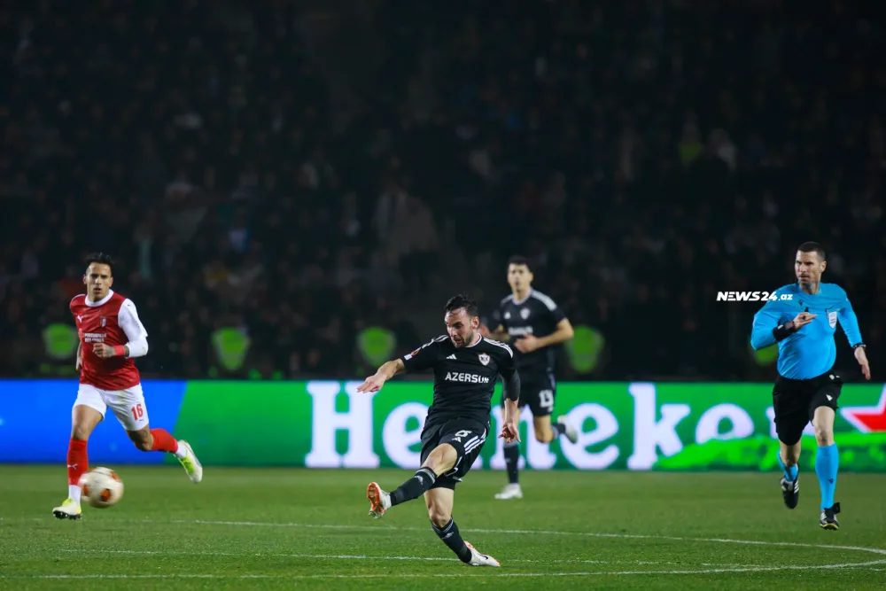 "Qarabağ"ın tarixi uğura imza atdığı oyundan - ÖZƏL FOTOLAR