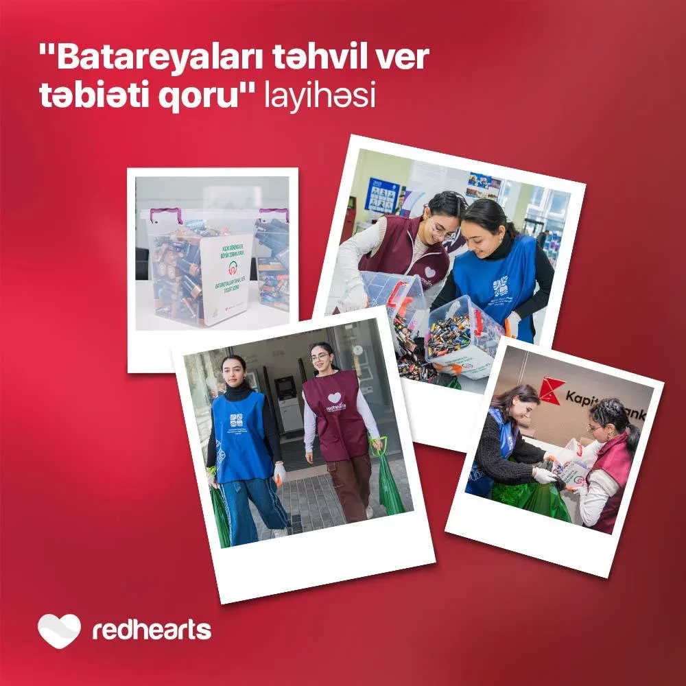 “Batareyaları təhvil ver, təbiəti qoru” layihəsi - FOTO