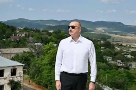 İlham Əliyev Xocalıda