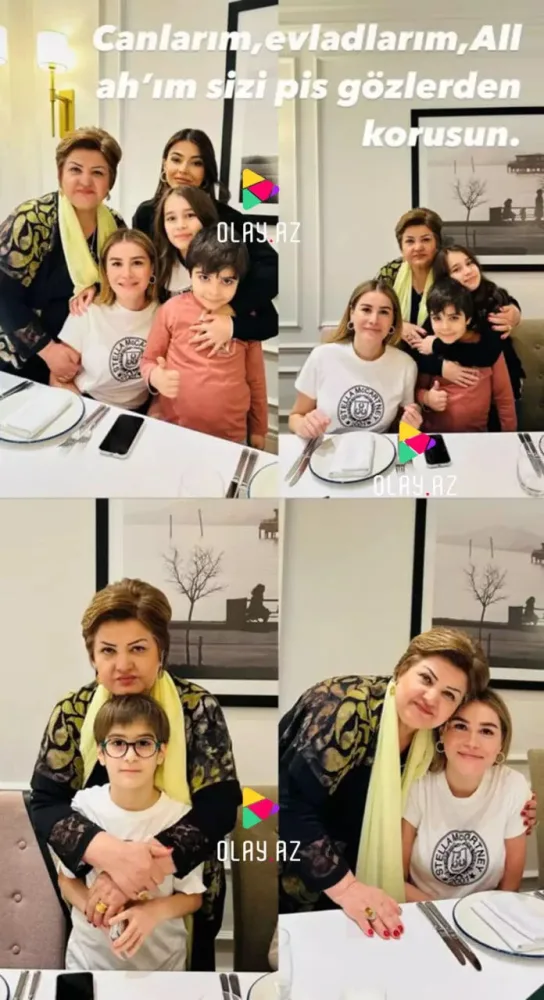Tənzilə Rüstəmxanlıdan övladlarının boşanma xəbərlərinə - REAKSİYA - FOTO