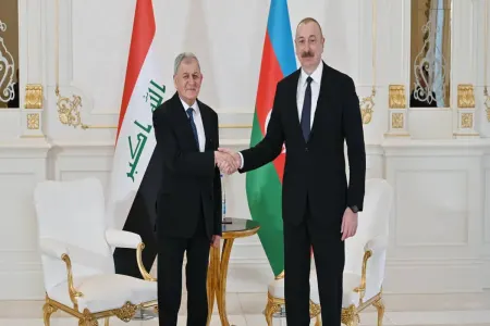 İraq Prezidenti Azərbaycanın dövlət başçısını təbrik edib