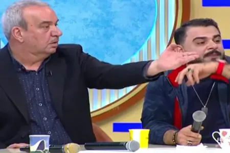 Ağamirzə efirdə aktyor Fəqana - ƏSƏBİLƏŞDİ