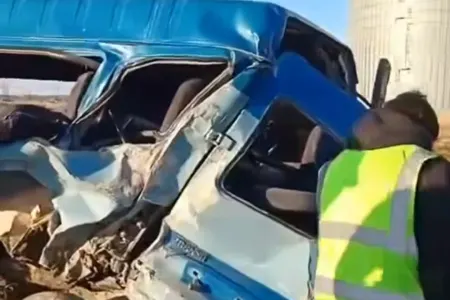 Bakı-Quba yolunda AĞIR QƏZA - “QAZEL” ilə “KAMAZ” toqquşdu - VİDEO