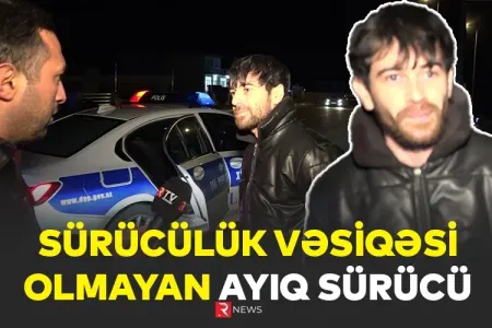 Sürücülük vəsiqəsi olmayan AYIQ SÜRÜCÜ - Sumqayıt DYPŞ -nin profilaktik tədbiri