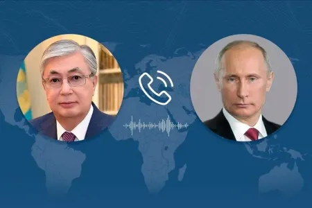 Putin və Tokayev danışdı