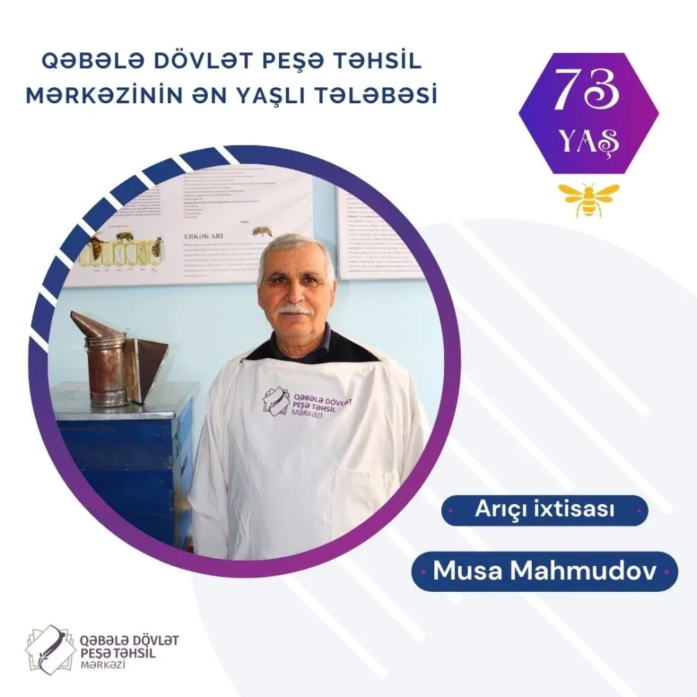 Ölkənin ən yaşlı tələbəsi odur - FOTO