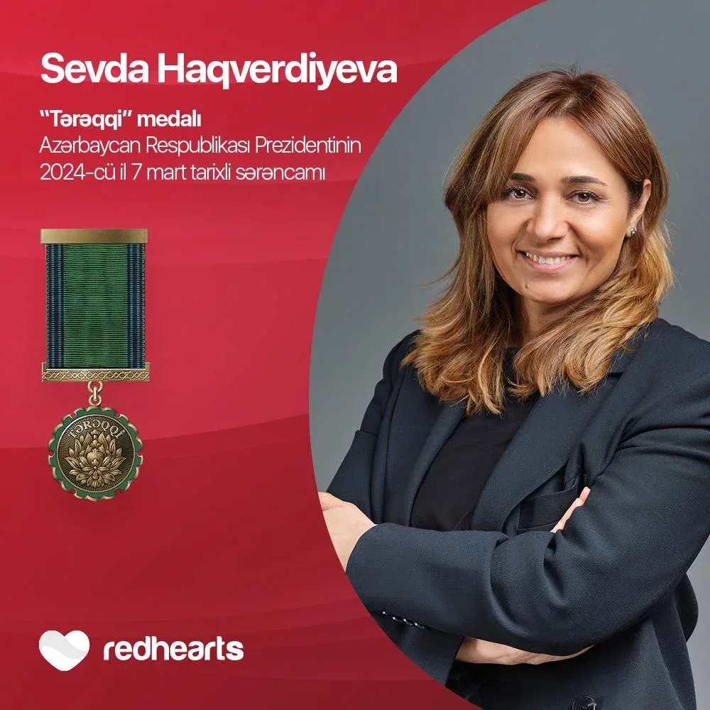 Sevda Haqverdiyeva Tərəqqi medalı ilə təltif edildi