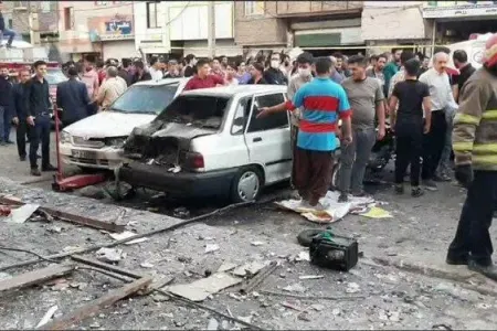 Tehranda bina partladı: - ölən və yaralananlar var