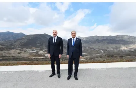 Prezidentlər Şuşaya səfər ediblər - FOTO
