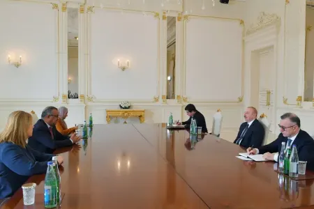 Prezident ÜST-nin Baş direktorunu qəbul etdi - YENİLƏNƏCƏK