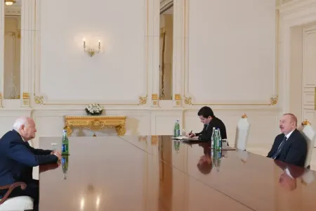 Prezident Migel Anxel Moratinosu qəbul edib