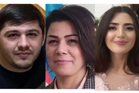 Əhmədin qətlə yetirdiyi ailə üzvlərinin məzarları - VİDEO