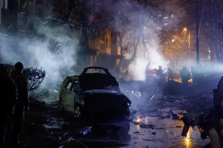 Ukrayna: "Rusiya Kiyevə raket zərbəsi endirib"