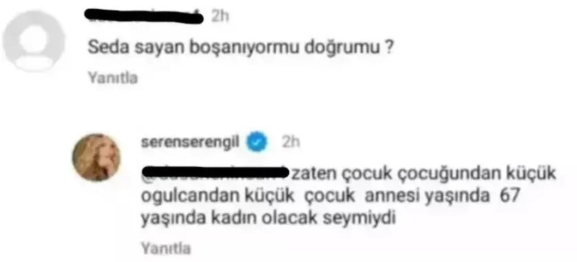 Seda Sayanın evliliyi tənqid edildi