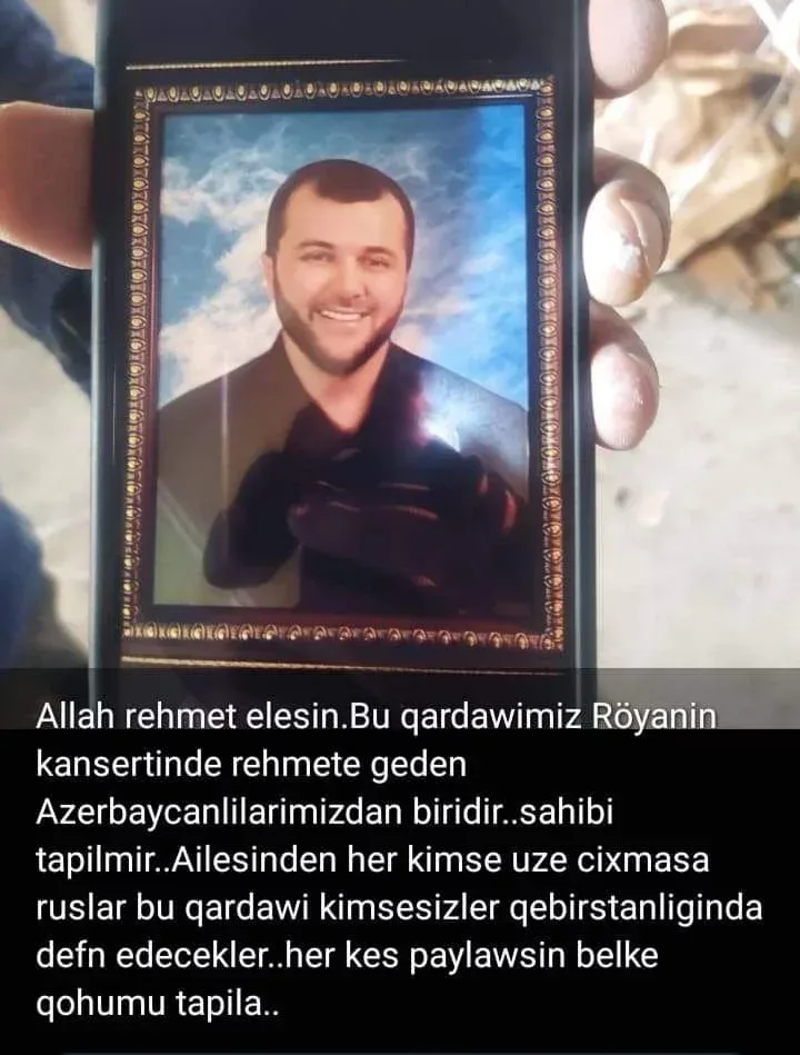 "Krokus" cinayətində daha bir azərbaycanlı - HƏLAK OLUB?