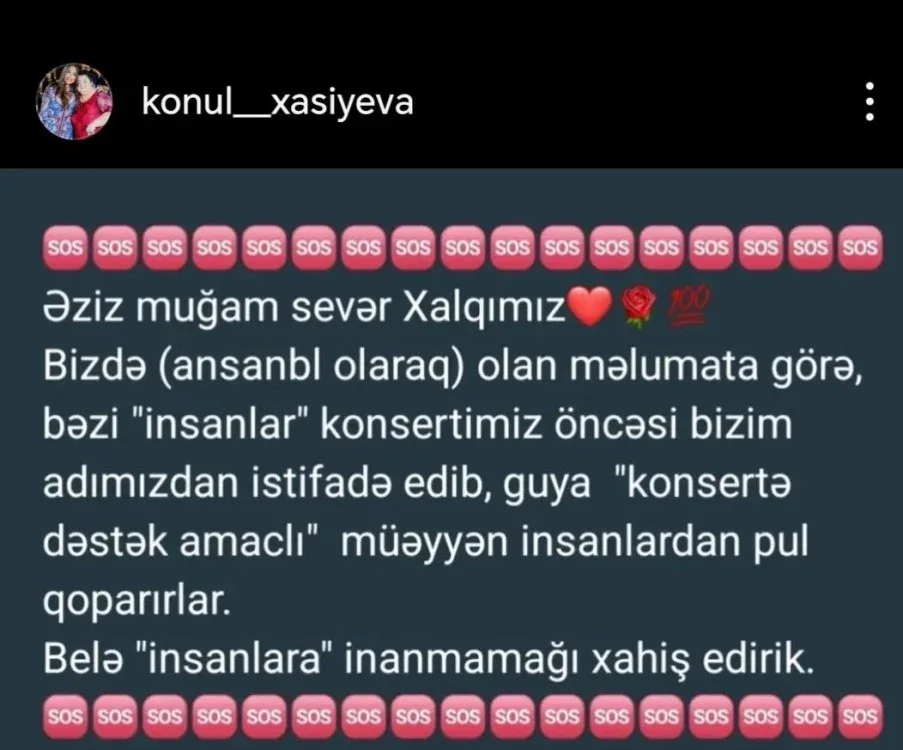 Könül Xasıyeva ilə bağlı nə baş verib? - FOTO