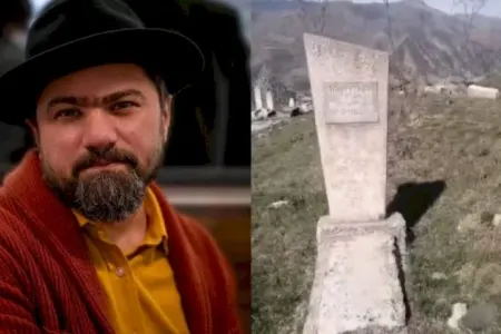 Babasının Laçındakı məzarını tapdı - Video