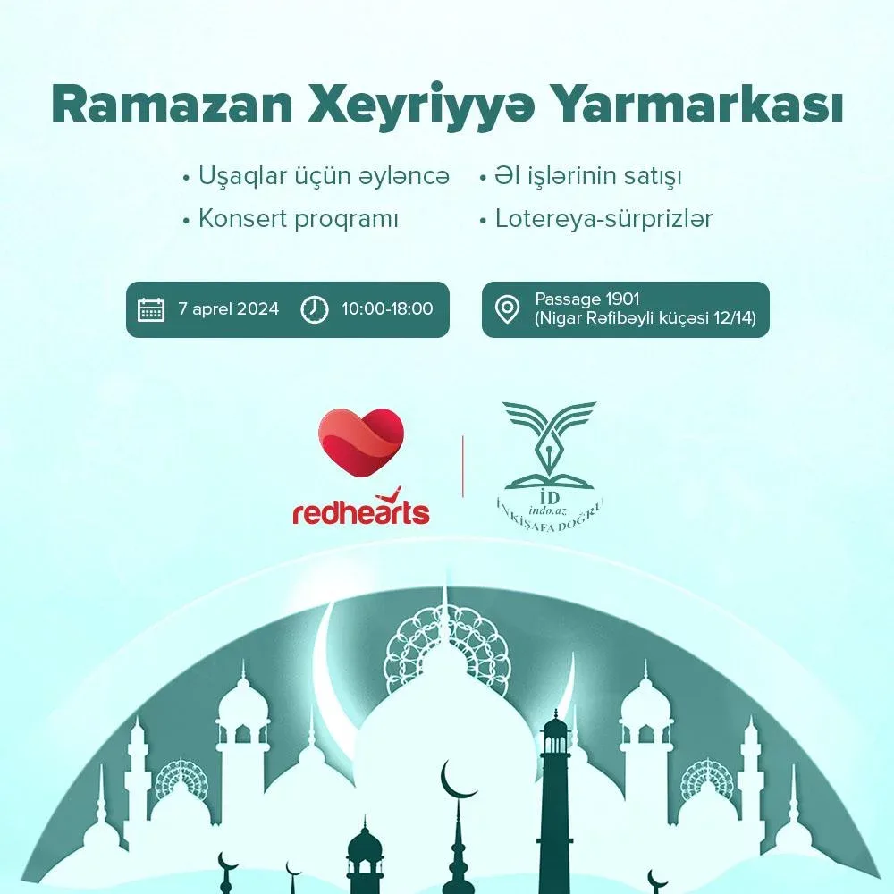 Birlik, bərabərlik və paylaşım: Ramazan xeyriyyə yarmarkası