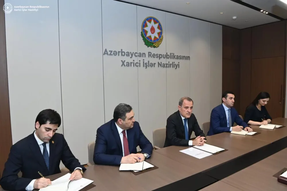 Nazir Mövlud Çavuşoğlu ilə görüşdü - FOTO