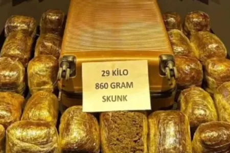 Avtobusda 29 kilo narkotik ələ keçirildi