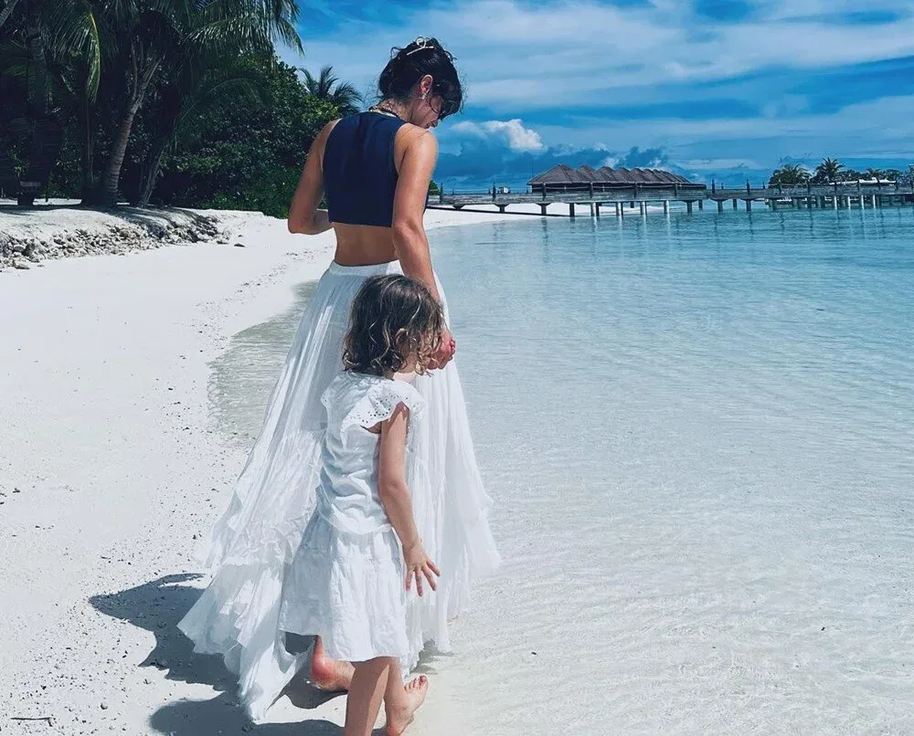 Məşhur cütlük Maldiv adalarında tətildədir - FOTOlar