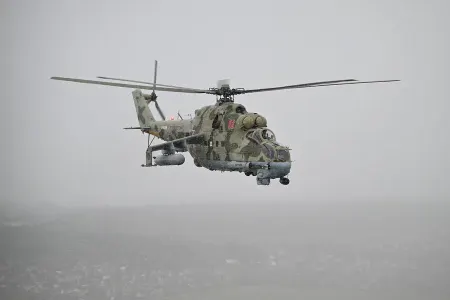 Mi-24 helikopteri qəzaya uğradı