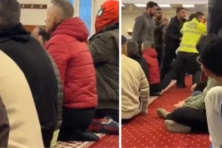 Namaz qılan “Hörümçək adam” - VİDEO