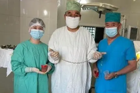 Uşağın beynindən saç çıxarıldı