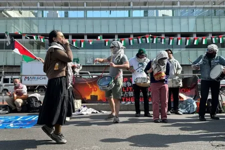 Tokioda "Fələstin üçün danış" aksiyası