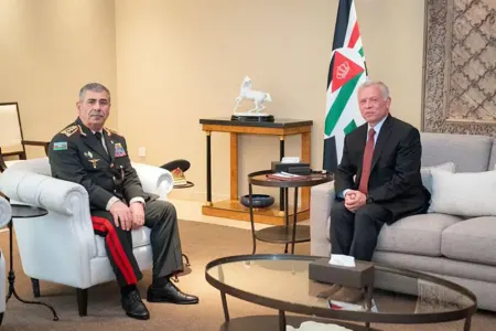 Nazir İordaniya Haşimilər Krallığının Kralı ilə görüşüb
