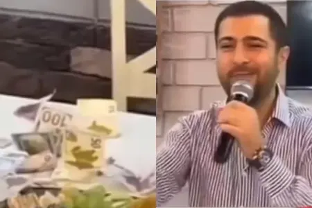 Namiq Qaraçuxurluya verilən pullar diqqət çəkdi - VİDEO