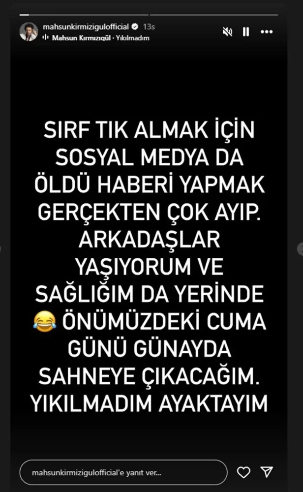 Mahsun Kırmızıgül üsyan etdi