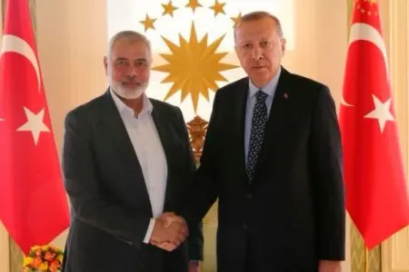 Ərdoğan HƏMAS lideri ilə görüşüb