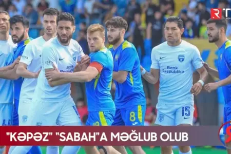 "Kəpəz" "Sabah"a məğlub olub - VİDEO