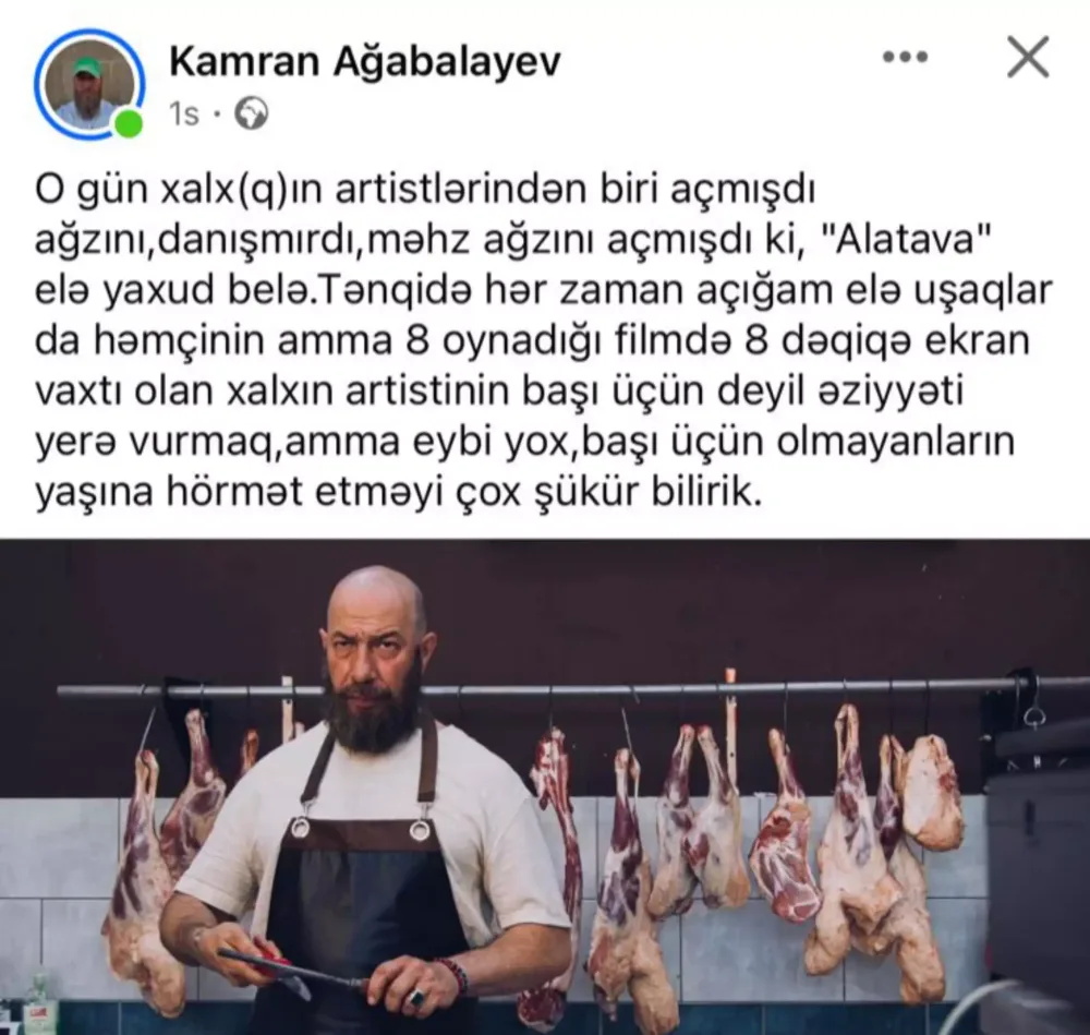“Başı üçün deyil əziyyəti yerə vurmaq”